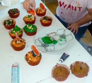 Spooky Cup Cakes